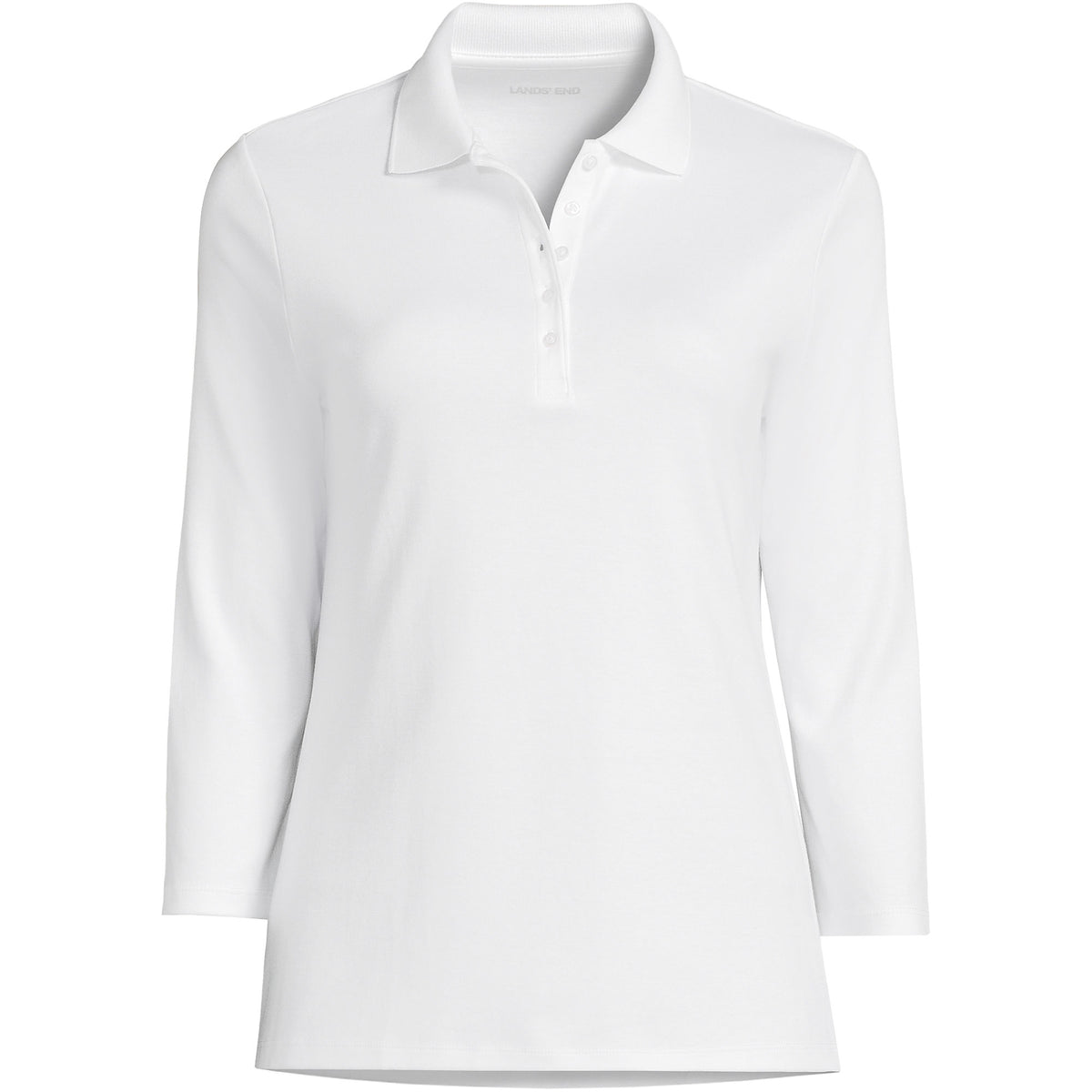Women's 3/4 Sleeve Supima Cotton Polo Shirt