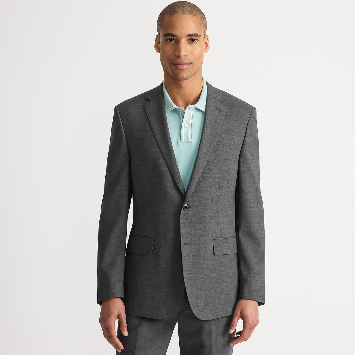 Men's Traditional Fit Year'rounder Stretch Wool Suit Jacket