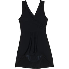 Women's DD-Cup Chlorine Resistant Tummy Control Surplice Wrap Swim Dress One Piece Swimsuit