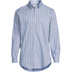 Men's Big and Tall No Iron Supima Cotton Pinpoint Buttondown Collar Dress Shirt
