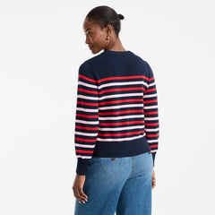Women's Drifter Set in Sleeve Crew Neck Sweater