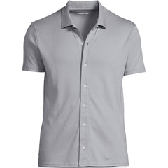 School Uniform Men's Big Supima Short Sleeve Button Front Shirt