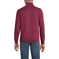 Tall Bedford Rib Quarter Zip Pullover Sweater