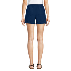 Women's Poplin High Rise Pull On 5" Shorts