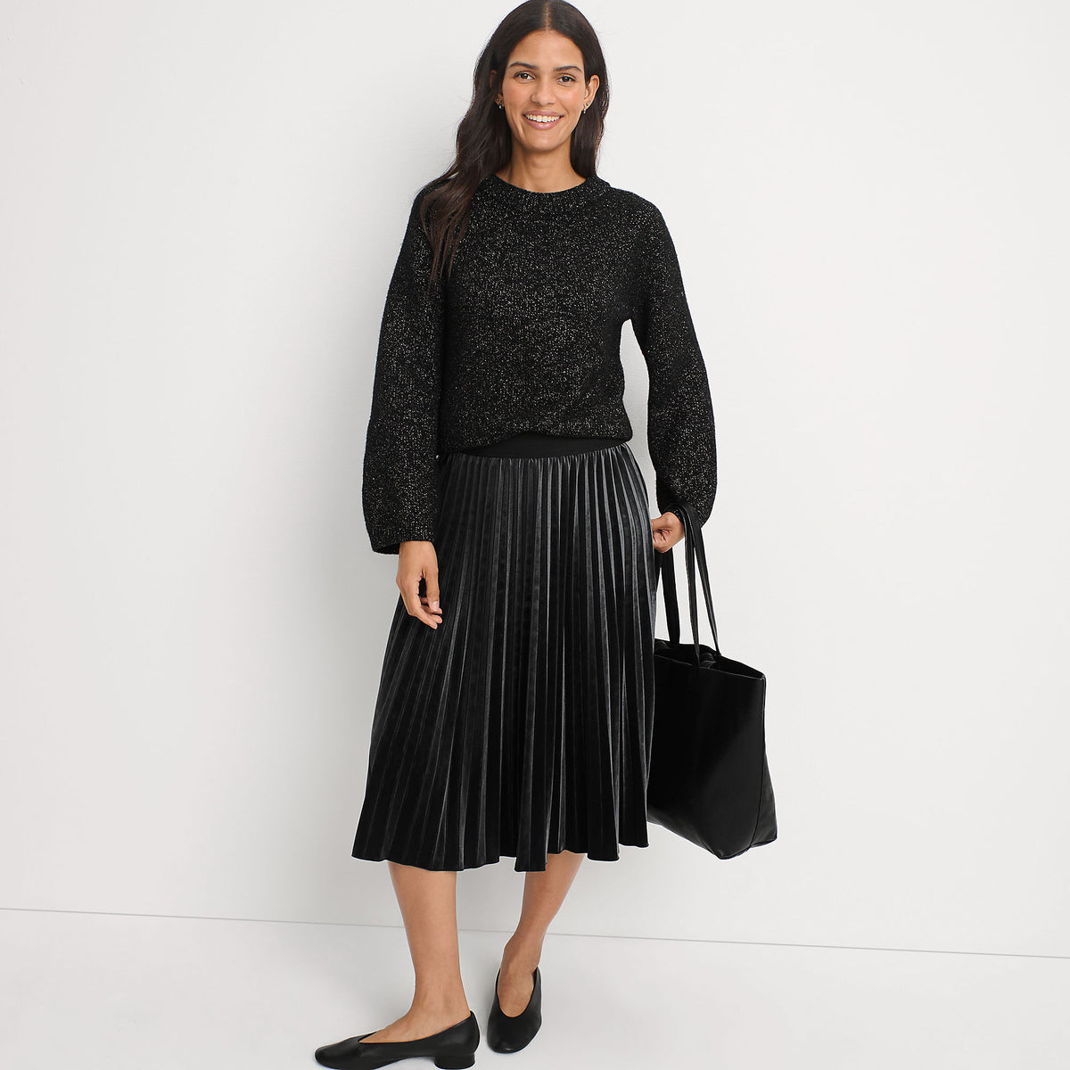 Women's Blend Bow Back Sweater