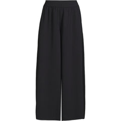 Women's Creaseless High Rise Palazzo Crop Pants