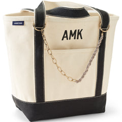 Faux Leather Link Mix Bag Chain