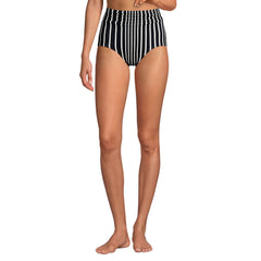 Women's Ruched High Waisted Full Coverage Bikini Bottoms