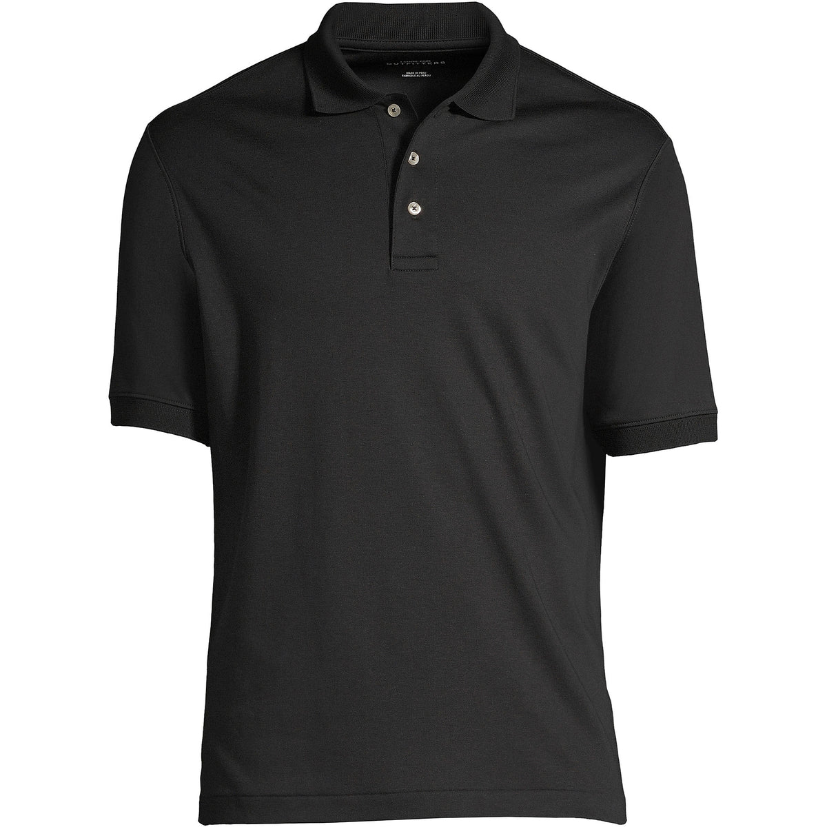 School Uniform Men's Banded Cuff Short Sleeve Supima Cotton Polo Shirt