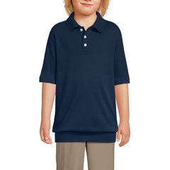 Kids Short Sleeve Banded Bottom Polo Shirt