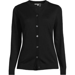 Women's Tall Cotton Modal Crew Neck Cardigan Sweater