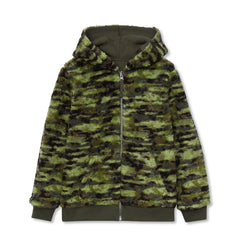 Kids Reversible Sherpa Fleece Hoodie