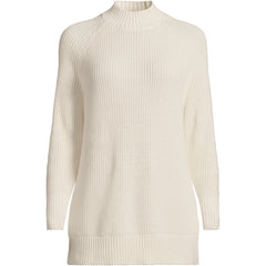 Women's Drifter Shaker Easy Fit Mock Neck Tunic Sweater