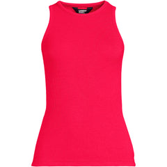Women's Plus Size Drapey Rib Skimming Tank Top