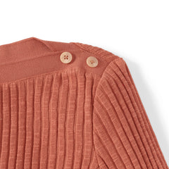 Women's Long Sleeve Coastal Rib Boatneck Top
