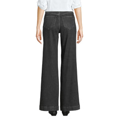 Recycled High Rise Wide Leg Denim Jeans