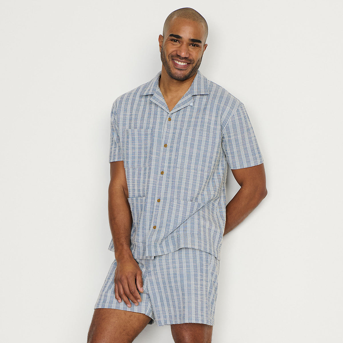 Men's 5.5" Textured Jacquard Easy Shorts - Set Bottom