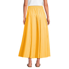 Women's Poplin Godet Maxi Skirt - Set Bottom