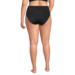 Women's Plus Size Tugless High Waisted Bikini Bottoms