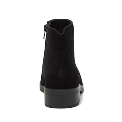 Women's Detailed Suede Zip Ankle Booties