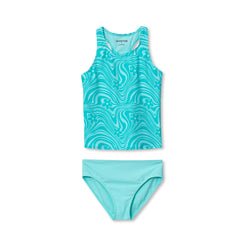 Girls Chlorine Resistant Tankini Swim Set