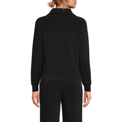 Women's Cupro Long Sleeve Half Zip Pullover