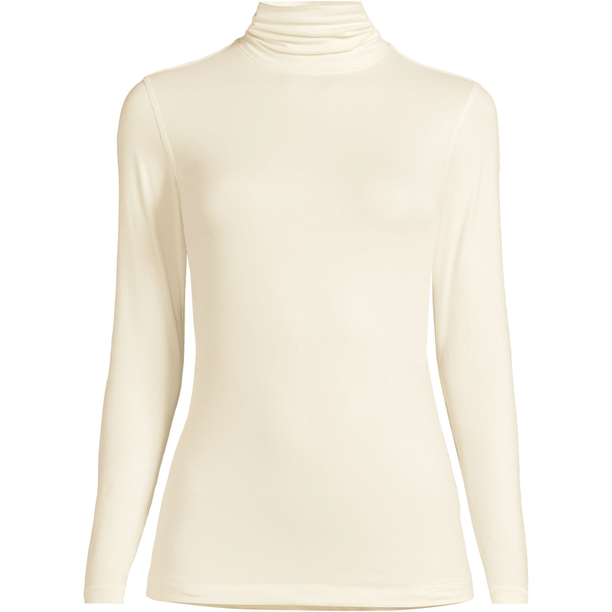 Women's Petite Baselayer Cozy Thermaskin Turtleneck Top