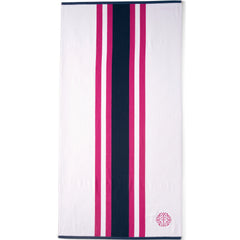 LE x T and T Twin Stripe Beach Towel
