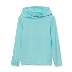 Kids Sunshade UPF 50 Chlorine Resistant Long Sleeve Sun Hoodie Rash Guard