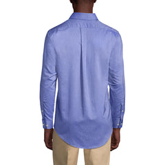 School Uniform Men's Long Sleeve Solid Oxford Dress Shirt
