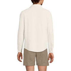 Men's Long Sleeve Knit Travel Kit Oxford Shirt