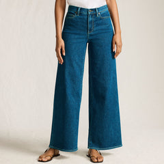 Women's Petite Recover Denim High Rise Extra Wide Leg Jeans