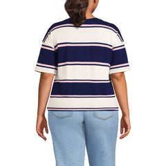 Women's Plus Size Short Sleeve Mariner T-Shirt