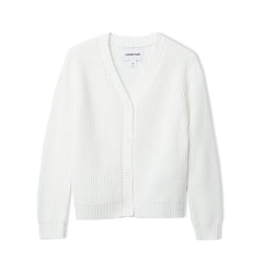 Girls Plus Button Front Knit Cardigan
