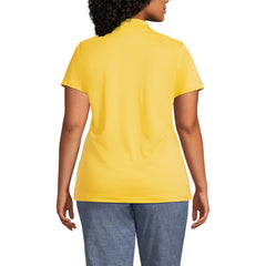 Women's Plus Size Short Sleeve Polyester Polo Shirt