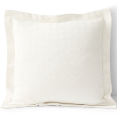 Basketweave Cotton Matelasse Pillow Sham