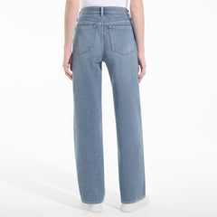 Women's Rigid Denim Mid Rise Baggy Jeans