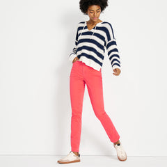 Women's High Rise Slimming 5 Pocket Chino Slim Leg Pants