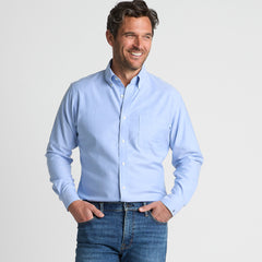 Men's Big and Tall No Iron Supima Cotton Oxford Dress Shirt