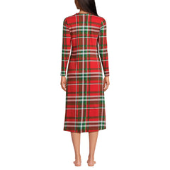 Women's Cotton Long Sleeve Midcalf Nightgown
