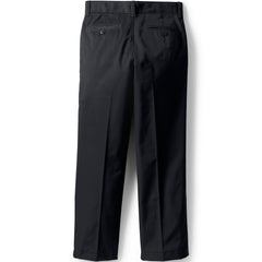 Boys Slim Fit Iron Knee Blend Plain Front Chino Pants