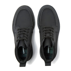 Kids Moc Toe Flannel Lined Lace Up Boots