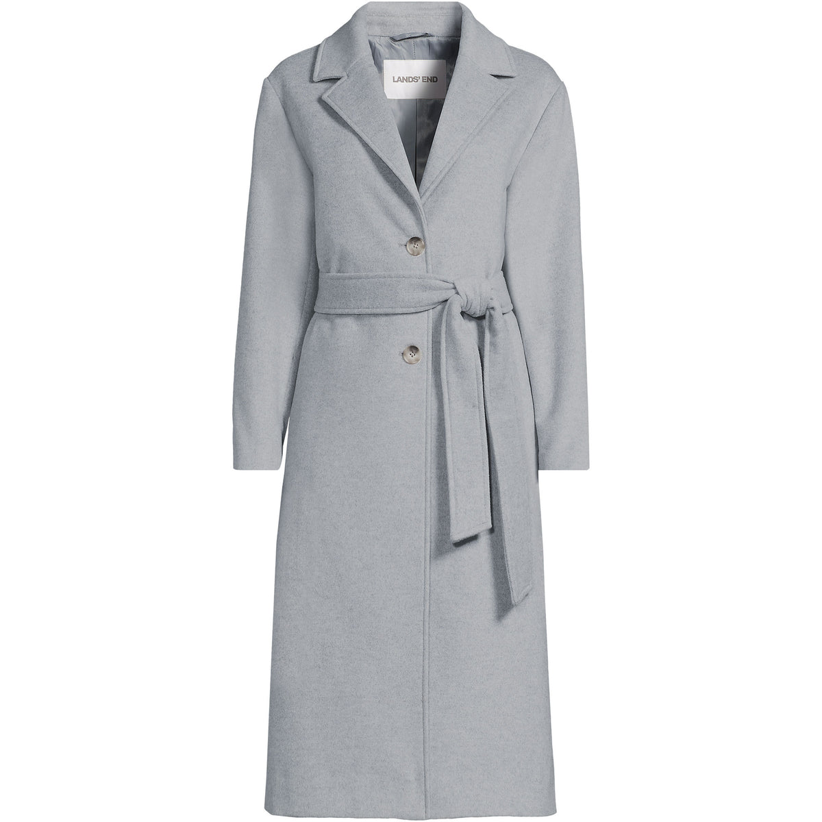 Women's Plus Size Wool Wrap Long Coat