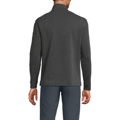 Men's Long Sleeve Cooling Performance Pique Quarter Zip