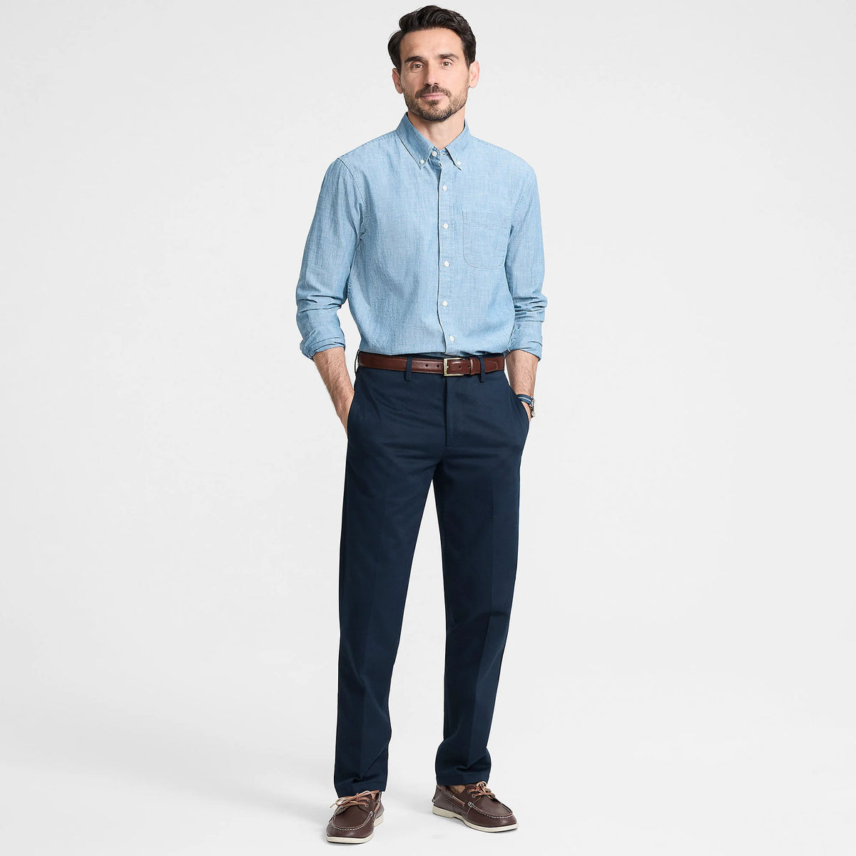 Men's Tall No Iron Tailored Chino Pant