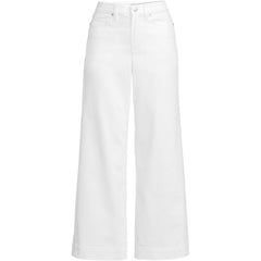 Women's Denim High Rise Wide Leg Crop Jeans