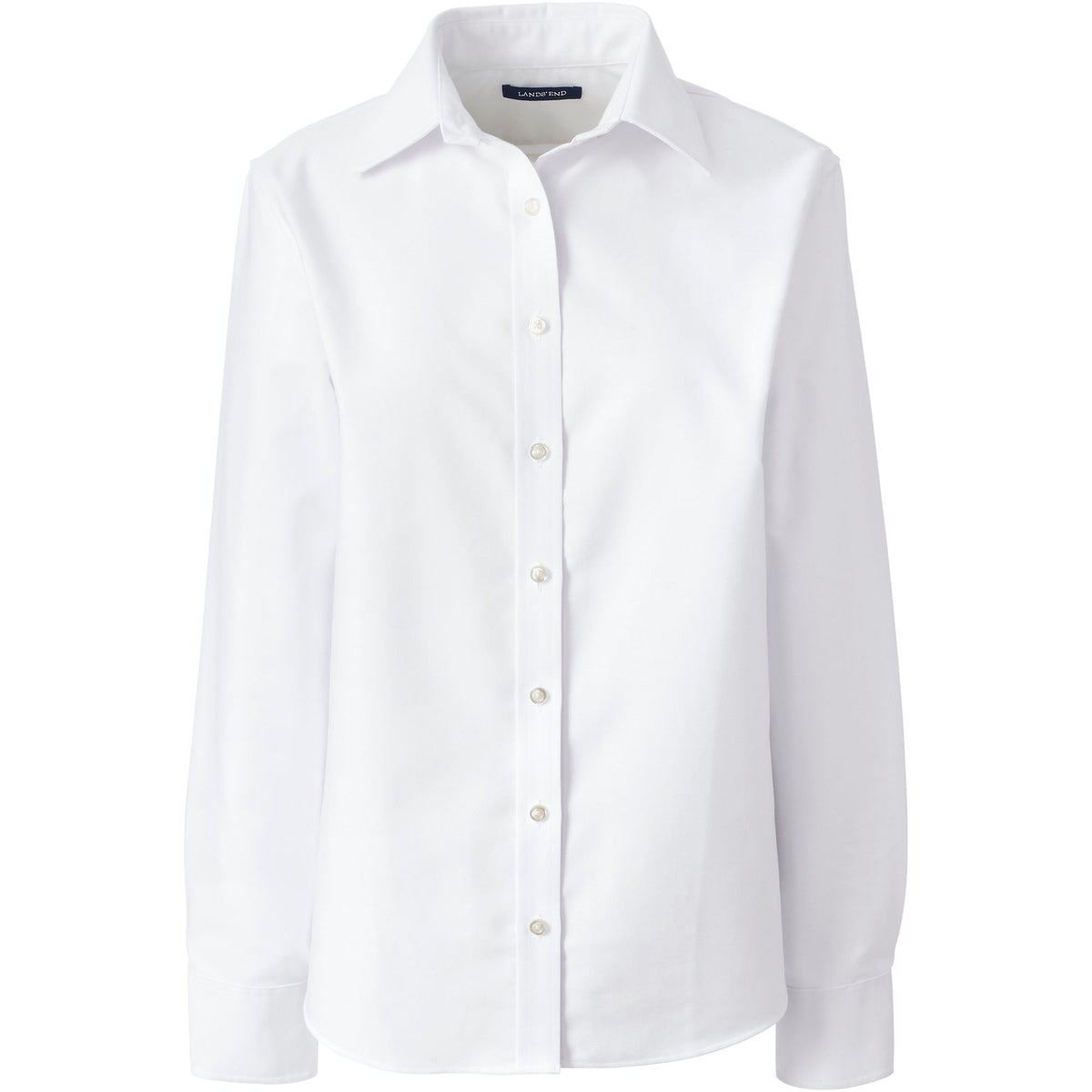 Women's Plus Size Long Sleeve Oxford Shirt