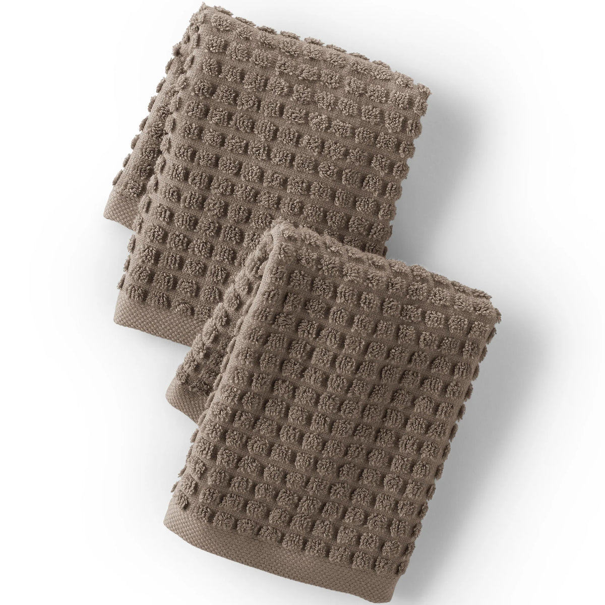 Cotton Waffle Washcloth 2-Piece Set
