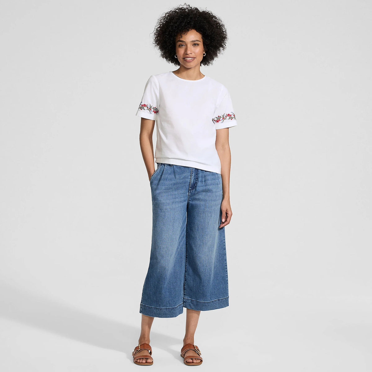 Women's Poplin Eyelet Shirt
