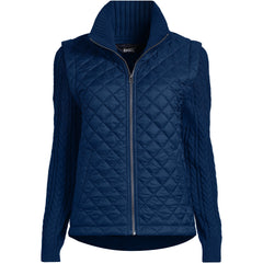 Women's Quilted Sweater Hybrid Barn Jacket